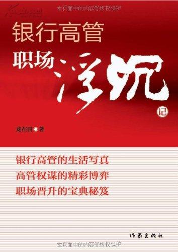 銀行高管職場浮沉記小說封面