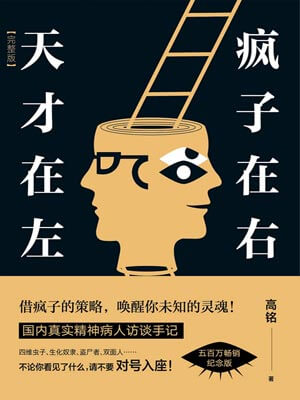 天才在左 瘋子在右小說封面